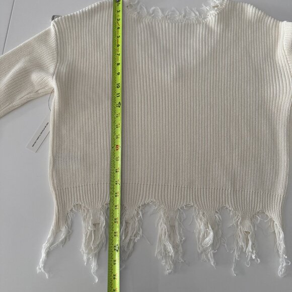 Steele Cream Montreux Sweater NWT, Size M - Picture 12 of 17